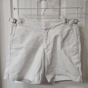 Orlebar Brown Men's White Bulldog Chino Shorts Size 30